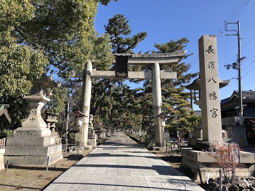  Nagahama Hachiman-gū Shrine location image photo