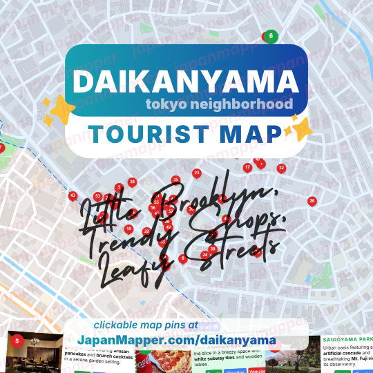 Daikanyama, Tokyo Tourist Attraction Spot Map Area Guide