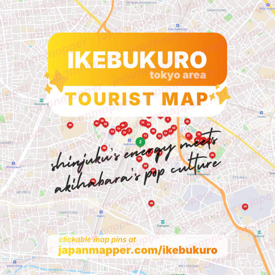 Ikebukuro, Tokyo Tourist Attraction Spot Map Area Guide
